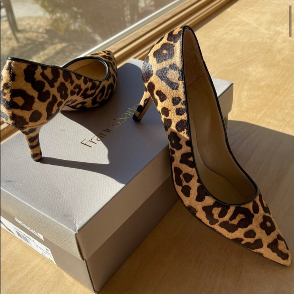 SOLD SOLD Franco Sarto Leopard Pumps
